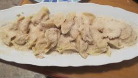 Ravioli of hen incaciati all