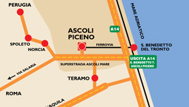 Comment on peut arriver a ascoli piceno